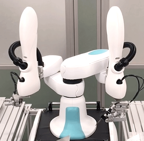 双腕ロボットduAro（ロボット協働化）